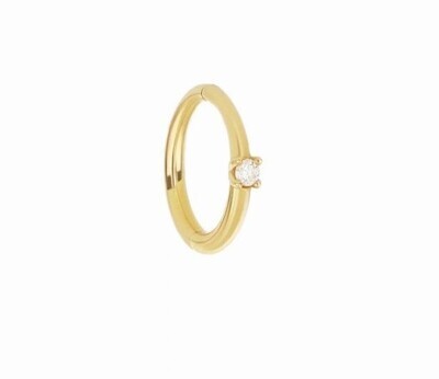 PIERCING 6,5 MM DIAMANTE 0,02 CT PIERCING 6,5 MM DIAMANTE 0,02 CT