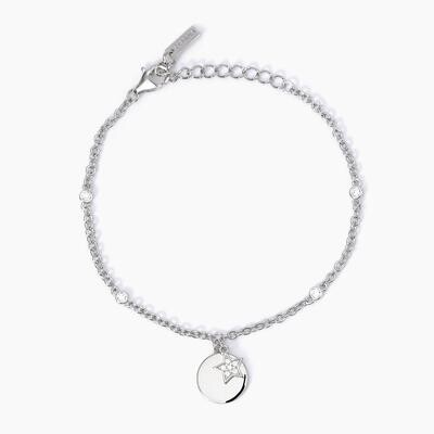 Bracciale ciondolo cerchio argento SOLO TUO Bracciale ciondolo cerchio argento SOLO TUO