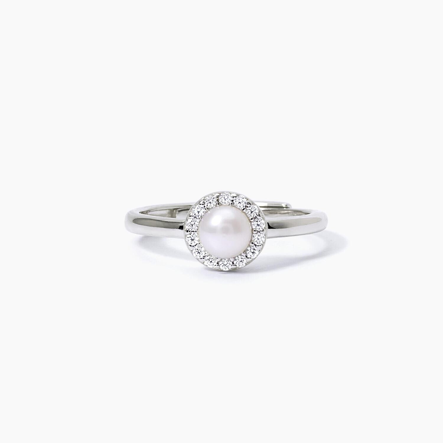 Anello con perla MILANESIENNE Anello con perla MILANESIENNE