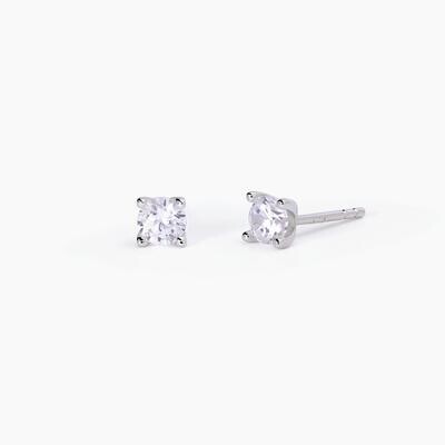 Orecchini in argento con punti luce SHINY