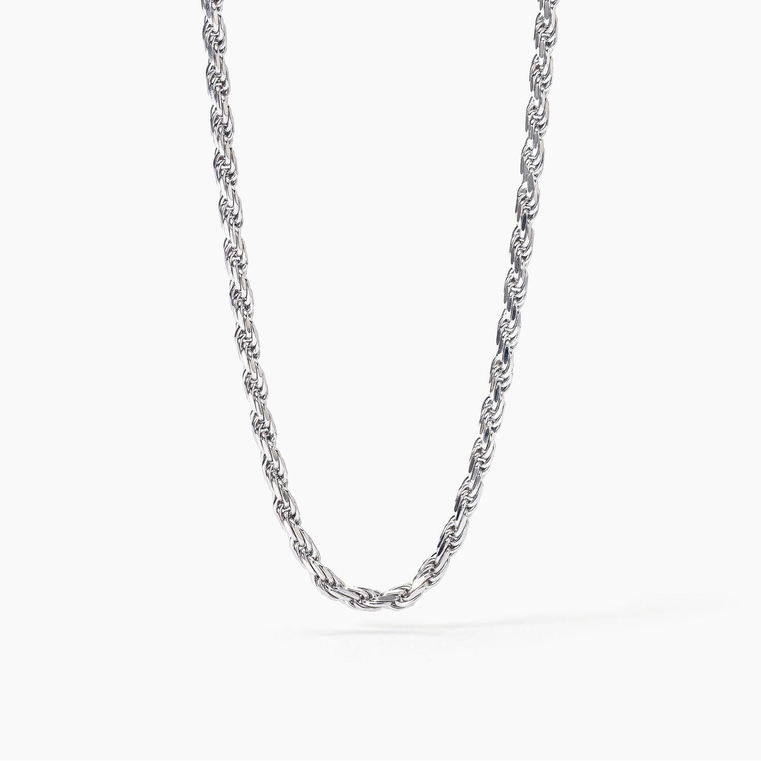Collana in argento con catena corda EVERY DAY Collana in argento con catena corda EVERY DAY