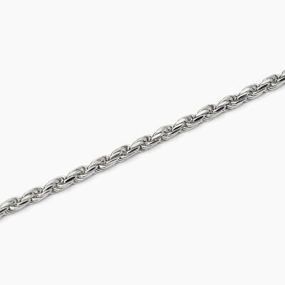 Bracciale in argento con catena corda EVERY DAY