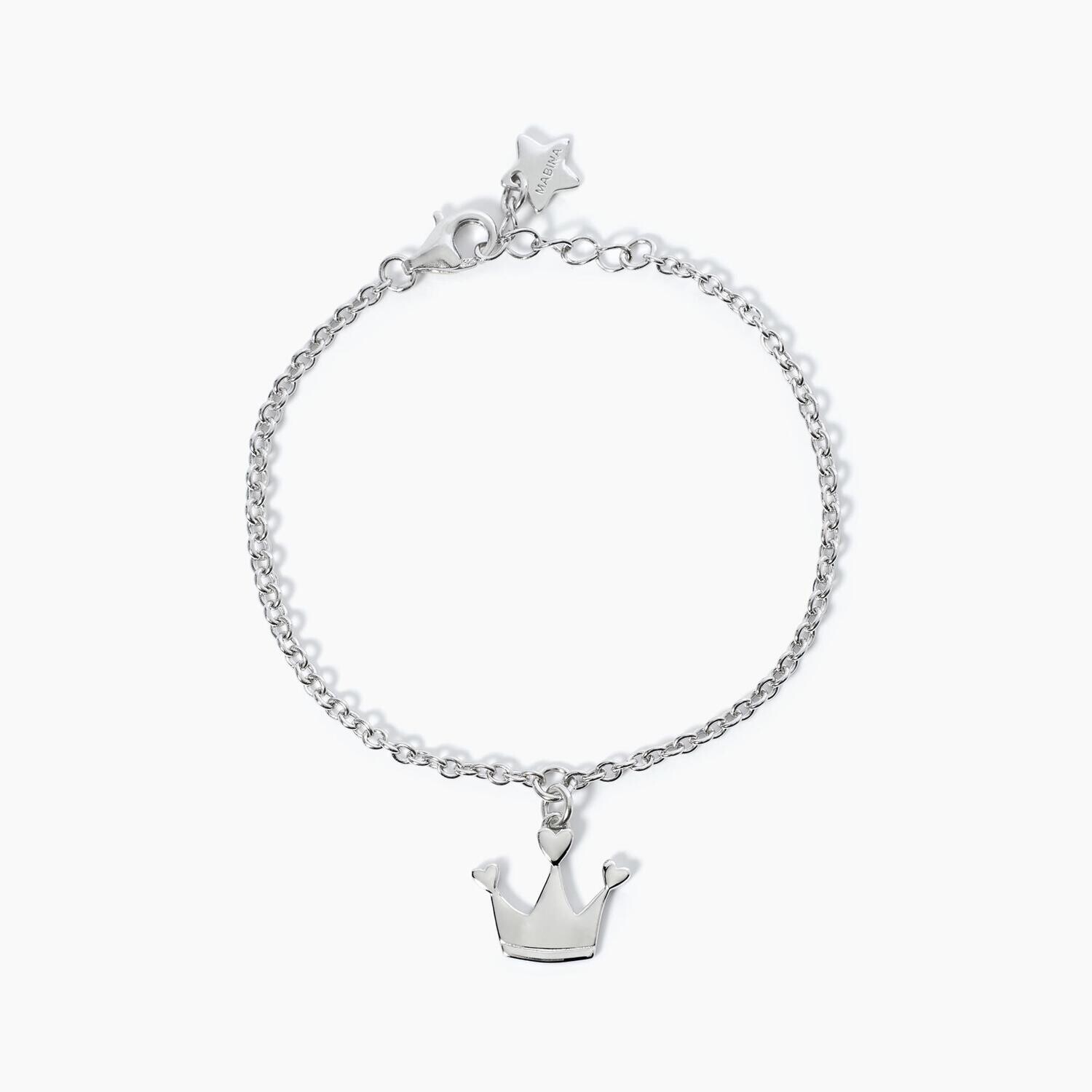 Bracciale argento con corona PRINCESS Bracciale argento con corona PRINCESS