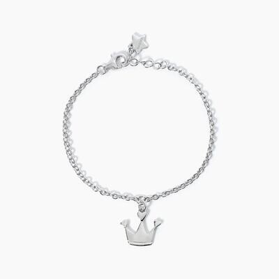 Bracciale argento con corona PRINCESS Bracciale argento con corona PRINCESS