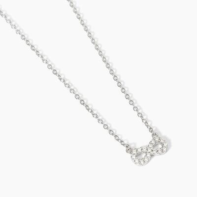 Girocollo in argento con ciondolo infinito ENDLESS