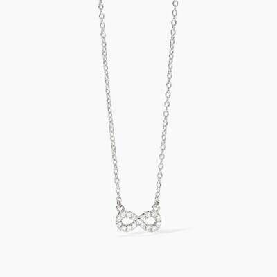 Girocollo in argento con ciondolo infinito ENDLESS Girocollo in argento con ciondolo infinito ENDLESS