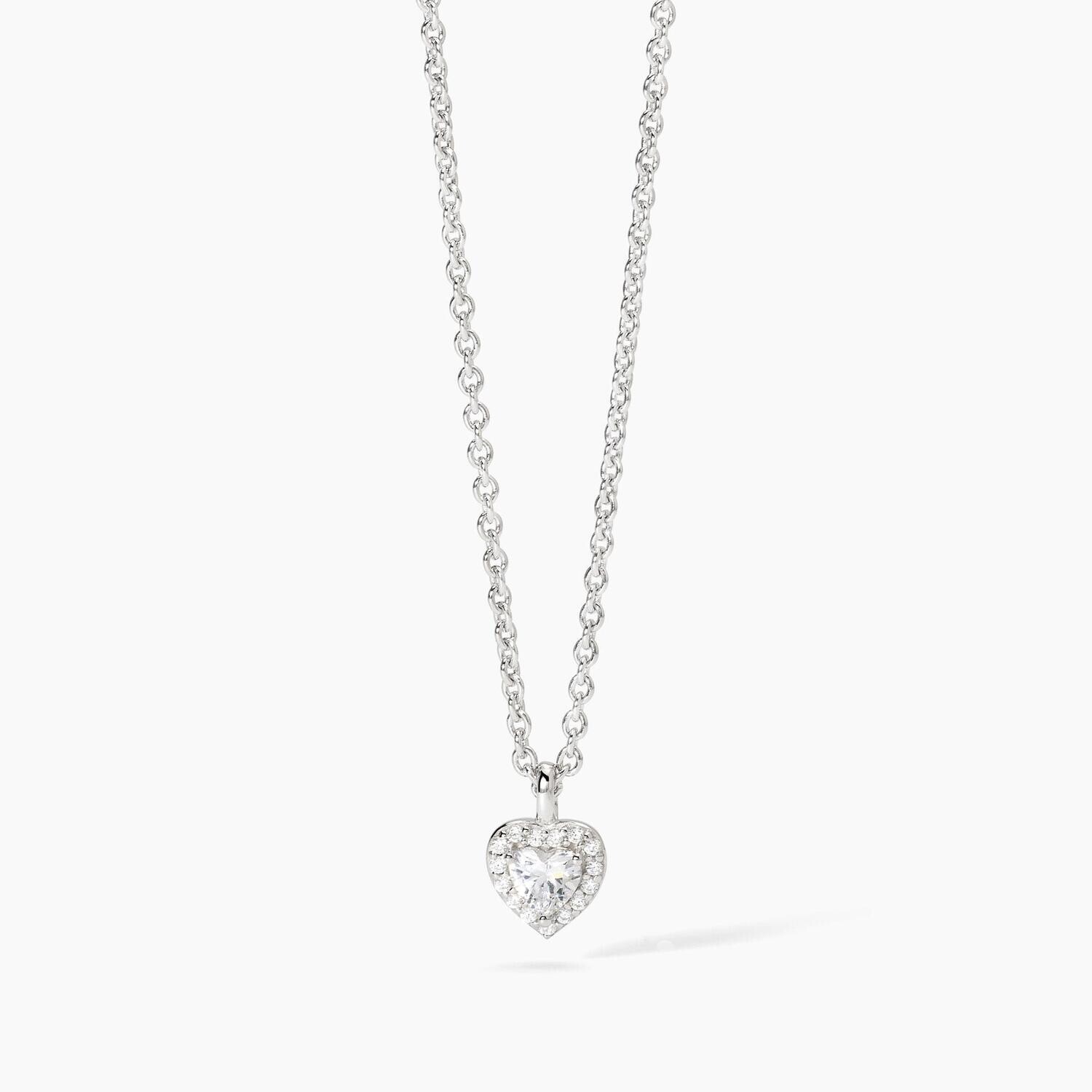 Girocollo in argento con ciondolo a forma di cuore LOVE AFFAIR Girocollo in argento con ciondolo a forma di cuore LOVE AFFAIR