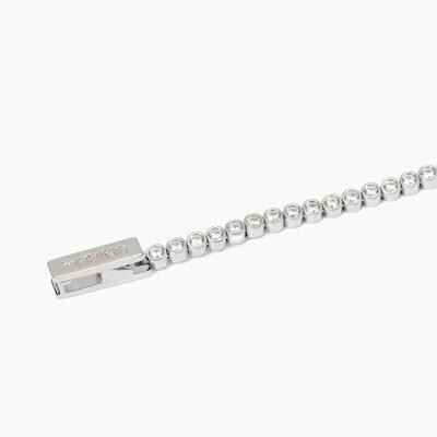 Bracciale tennis in argento con zirconi bianchi PRIVILEGIO