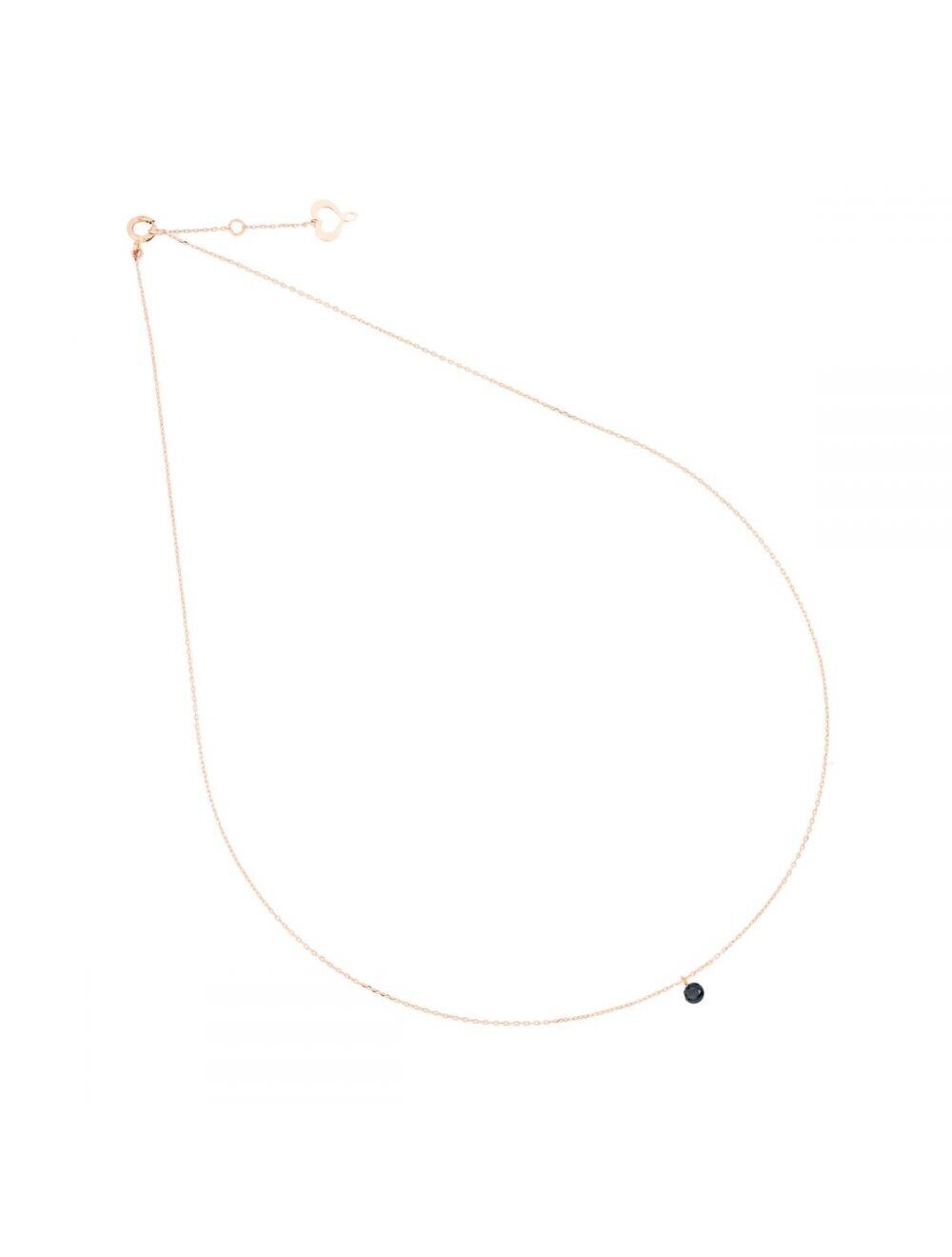 GIROCOLLO DIAMANTE NUDO NERO 0,10 CT