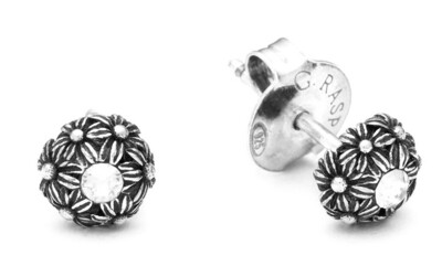 Orecchini Mini Margherite e Zircone