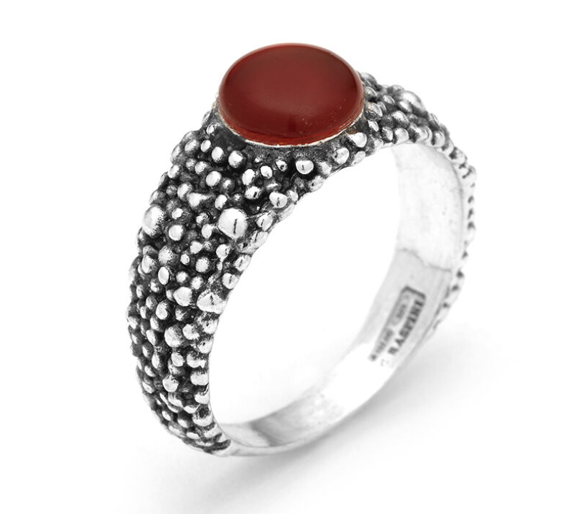 Anello Perlage Corniola Anello Perlage Corniola
