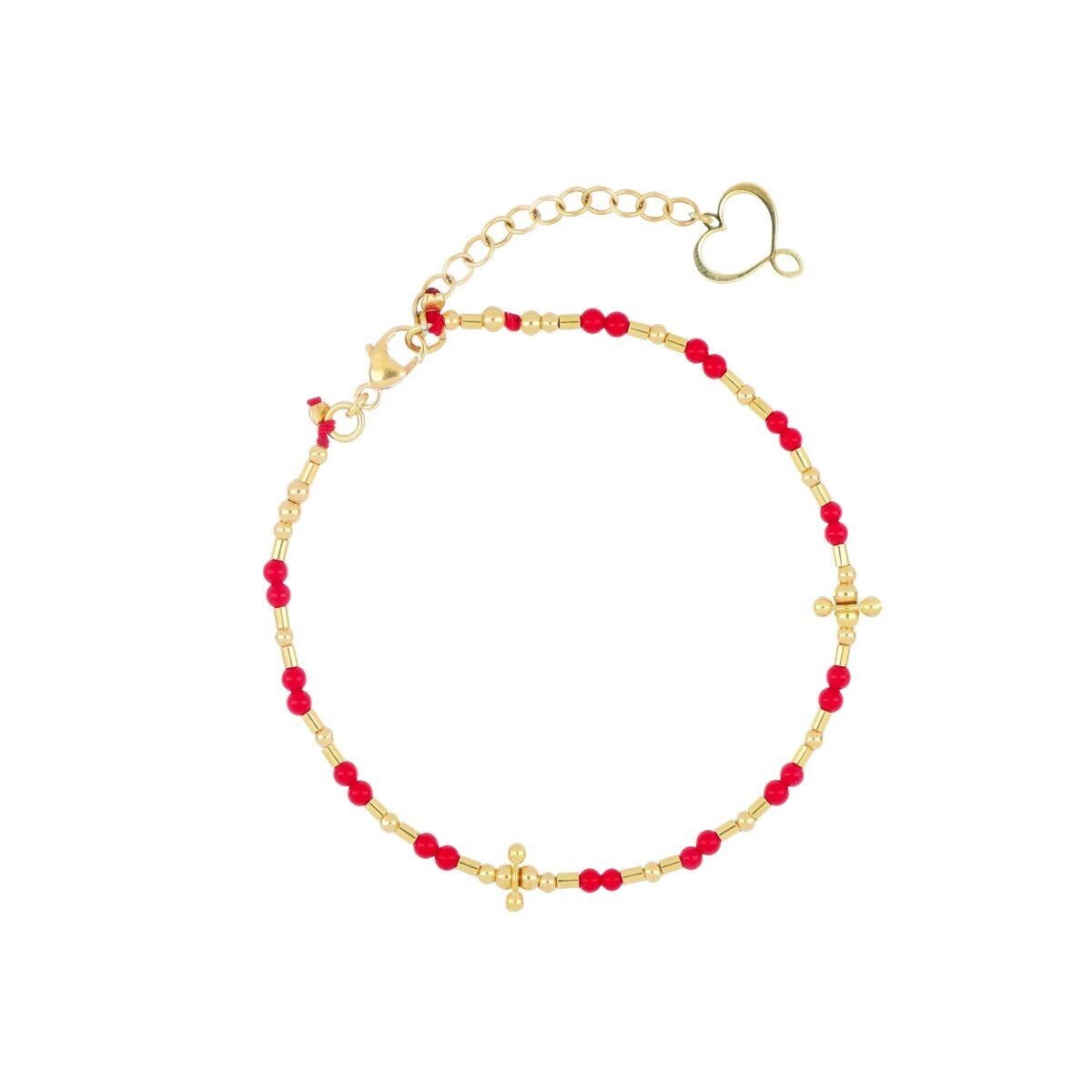 BRACCIALE MIA AFRICA CORALLO CON ELEMENTI BRACCIALE MIA AFRICA CORALLO CON ELEMENTI