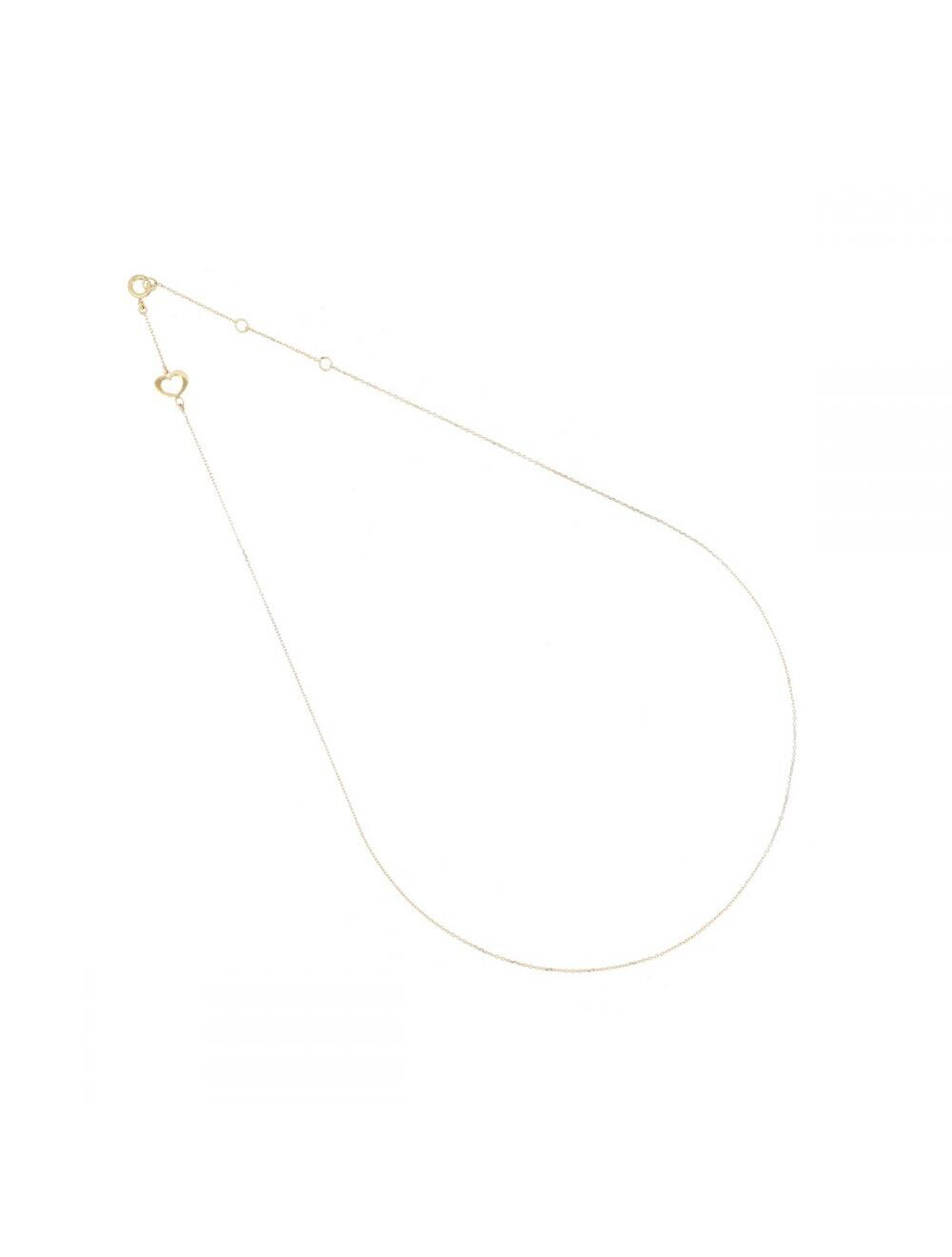 GIROCOLLO 18KT BATTITO CATENA SOTTILE GIROCOLLO 18KT BATTITO CATENA SOTTILE