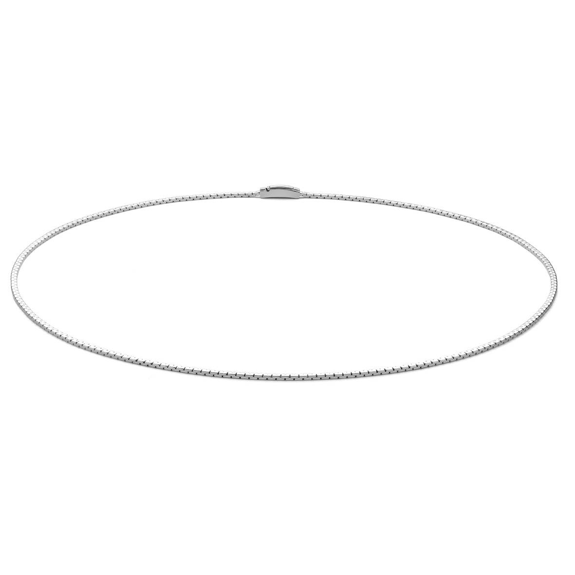 Base Collier in argento bianco Base Collier in argento bianco