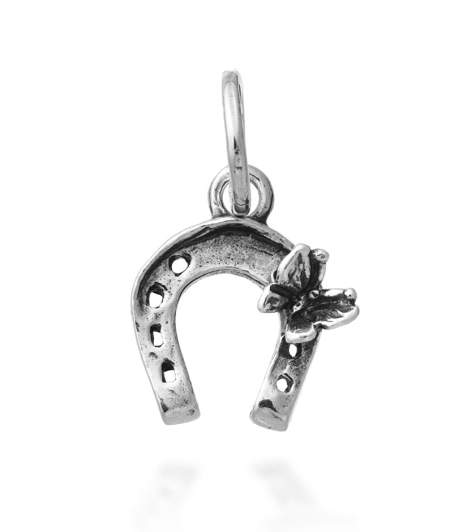 Charm Ferro di Cavallo Farfalla Charm Ferro di Cavallo Farfalla