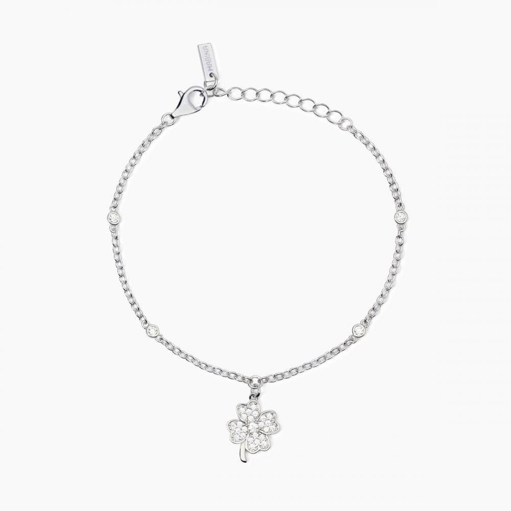 Bracciale quadrifoglio