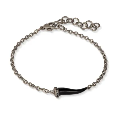 Bracciale "Lucky horn" nero Bracciale "Lucky horn" nero