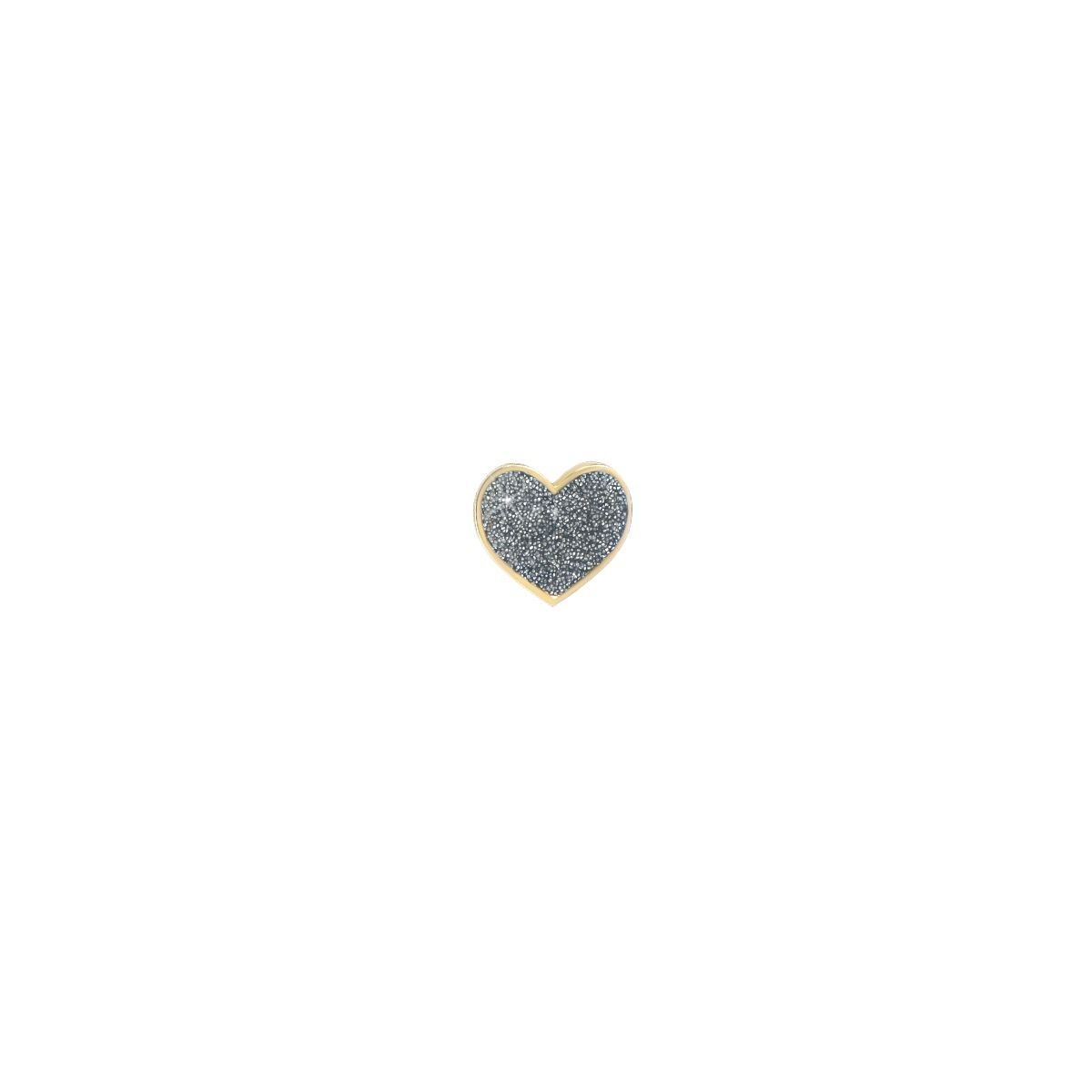 ORECCHINO 18KT CUORE CROMO ORECCHINO 18KT CUORE CROMO