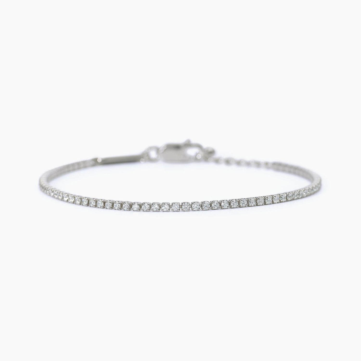 Bracciale tennis bianco MINI TENNIS Bracciale tennis bianco MINI TENNIS