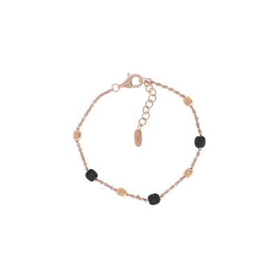 Bracciale pepite "Polvere di sogni" nero