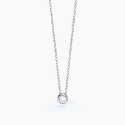 Girocollo in argento con punto luce SHINY Girocollo in argento con punto luce SHINY
