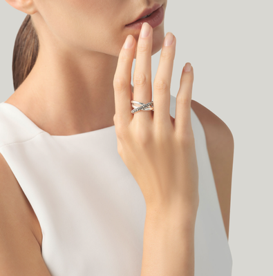 anello triplo perlage