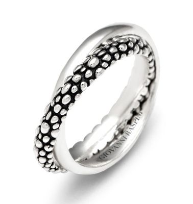 anello doppio perlage