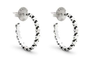 orecchini cerchio stelle