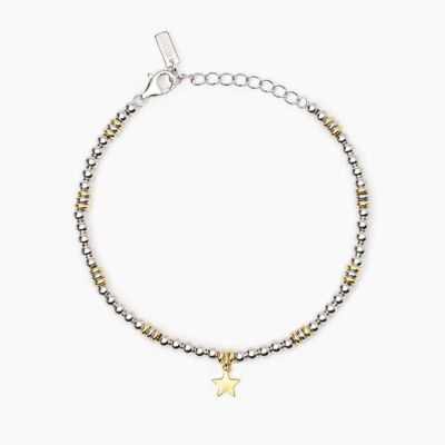 Bracciale in argento placcato oro con stella Little Mix Bracciale in argento placcato oro con stella Little Mix
