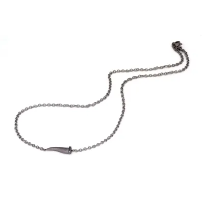 Collana "Lucky Horn" titanio