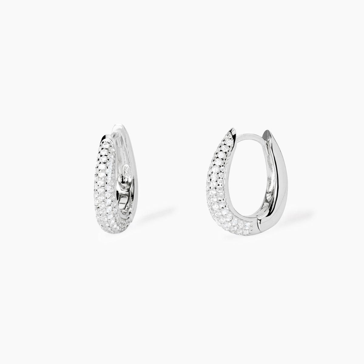 Orecchini in argento con zirconi Cleopatra Orecchini in argento con zirconi Cleopatra
