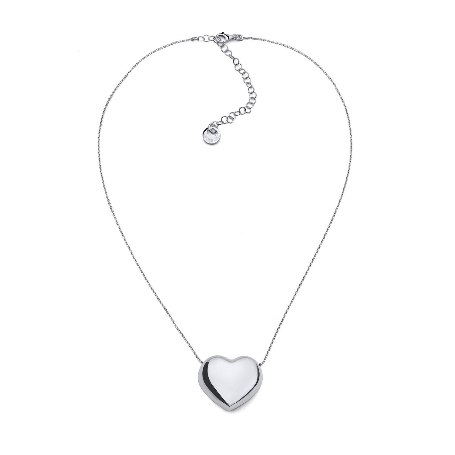 Collana in argento con cuore grande Collana in argento con cuore grande