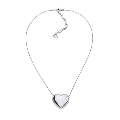 Collana in argento con cuore grande Collana in argento con cuore grande