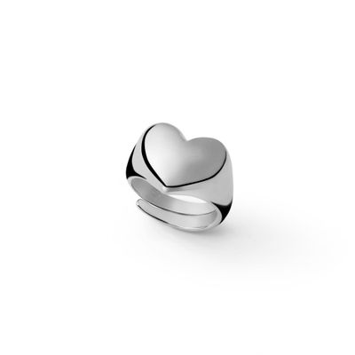 Anello in argento con cuore Anello in argento con cuore
