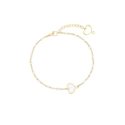BRACCIALE MAMAN ET SOPHIE SMALTO BIANCO BRACCIALE MAMAN ET SOPHIE SMALTO BIANCO