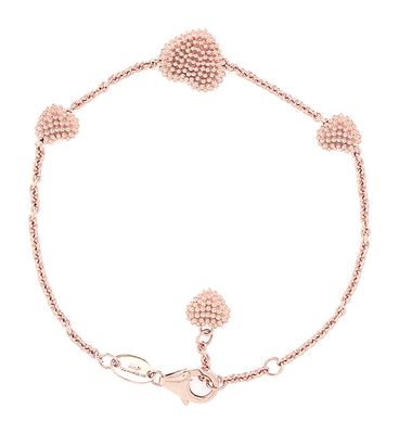 Bracciale "Pixel" in argento rosato