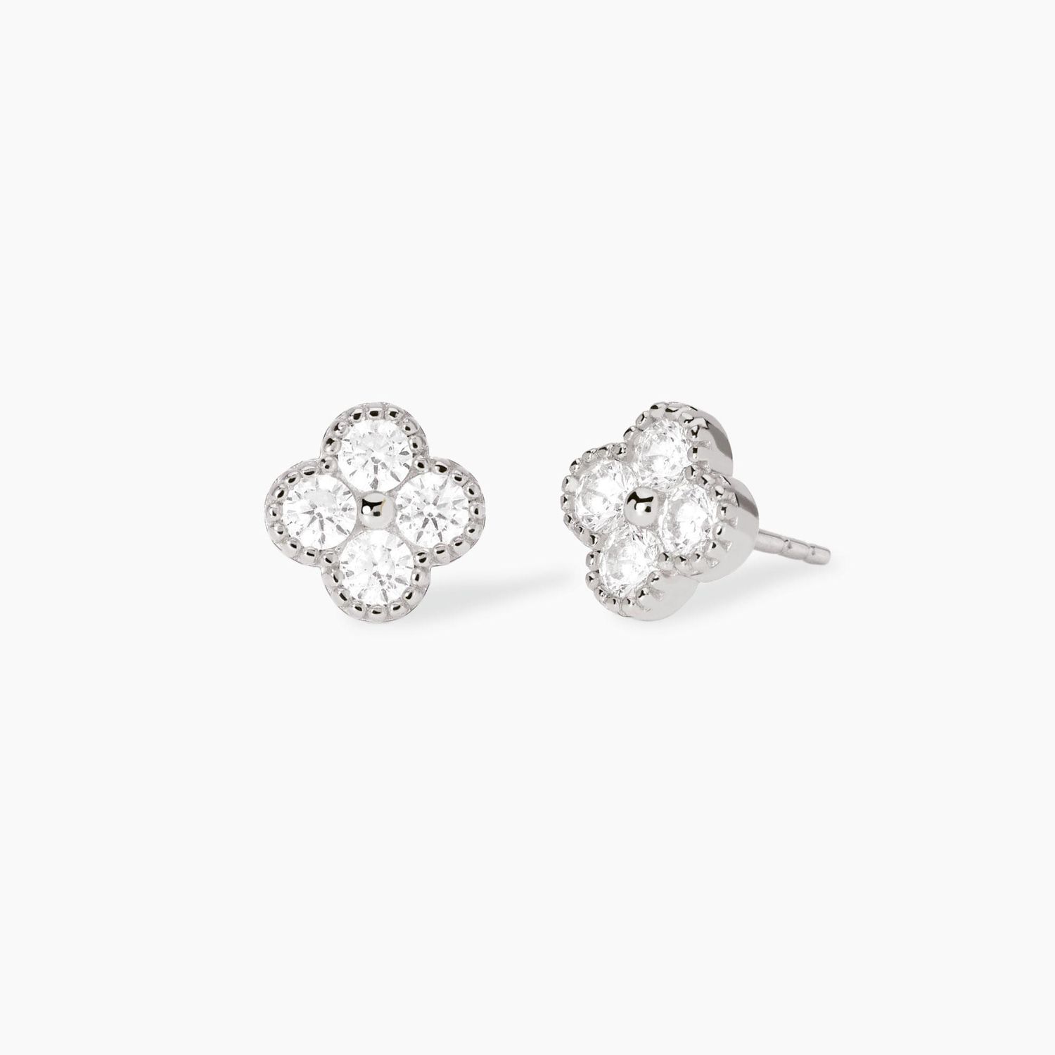 Orecchini con fiore in zirconi Jasmine Orecchini con fiore in zirconi Jasmine