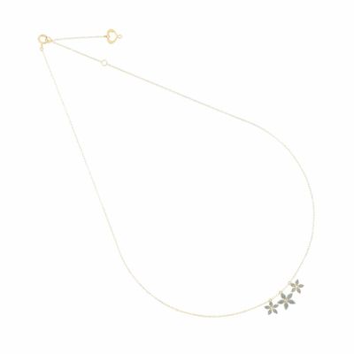 GIROCOLLO 18KT TRE FIORI CELESTI GIROCOLLO 18KT TRE FIORI CELESTI