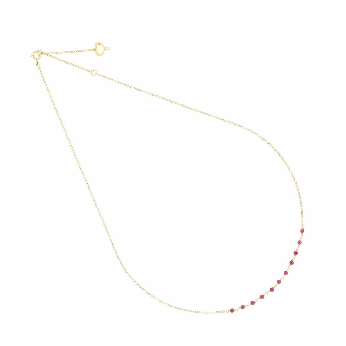 GIROCOLLO 18KT GEMME RUBINI GIROCOLLO 18KT GEMME RUBINI