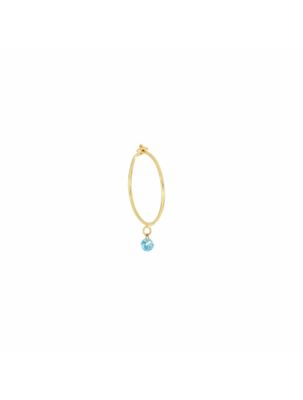 ORECCHINO 18KT PIETRA NUDA AZZURRA ORECCHINO 18KT PIETRA NUDA AZZURRA