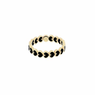 ANELLO YOU SMALTO NERO ANELLO YOU SMALTO NERO