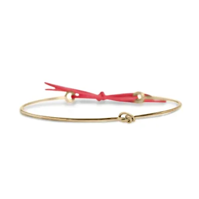 BRACCIALE CUPIDO IN ORO GIALLO 9KT CON NODINO