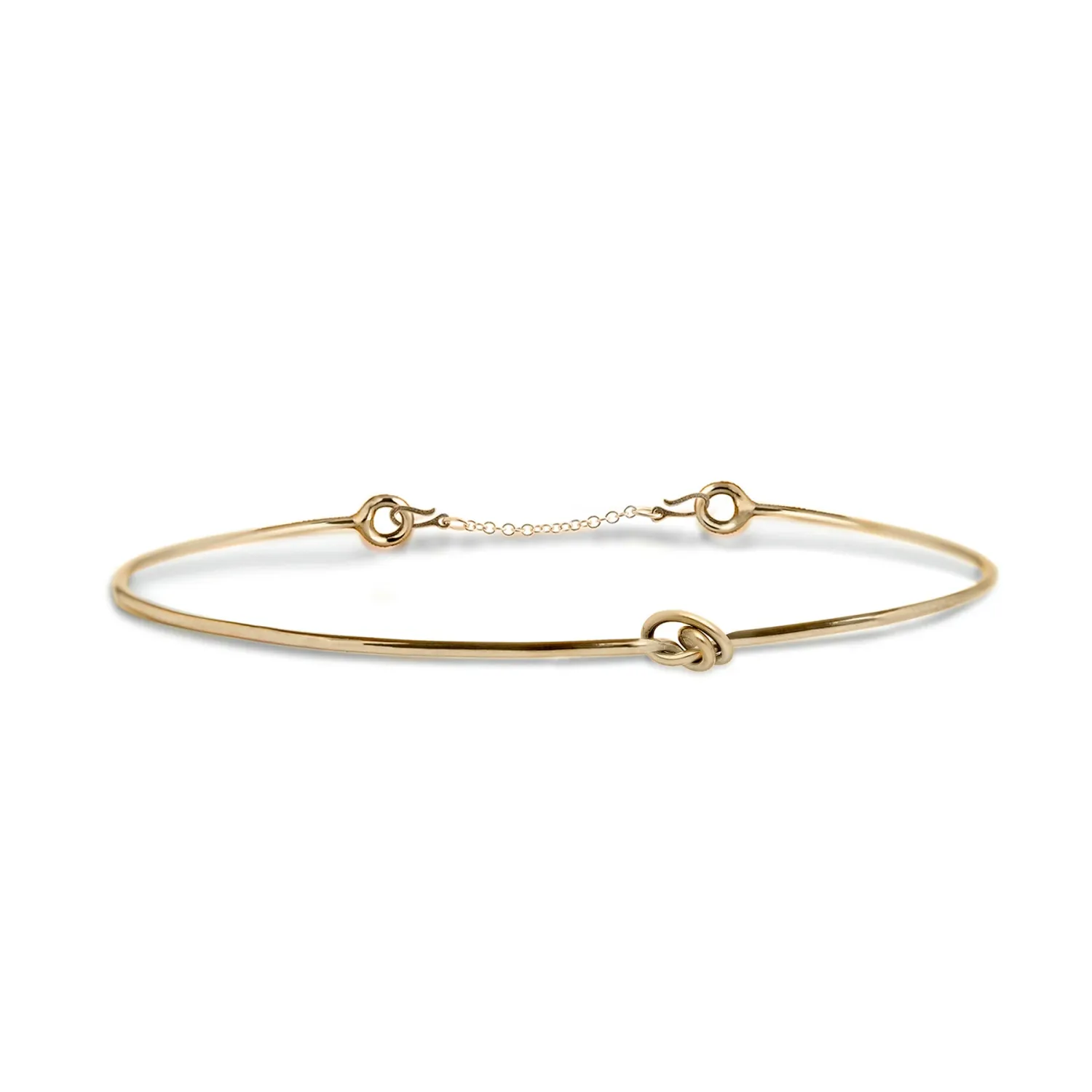 BRACCIALE CUPIDO IN ORO GIALLO 9KT CON NODINO