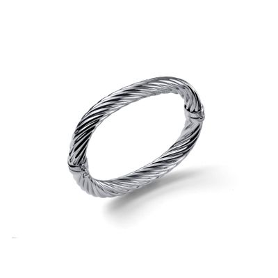 Bracciale torchon argentato Bracciale torchon argentato