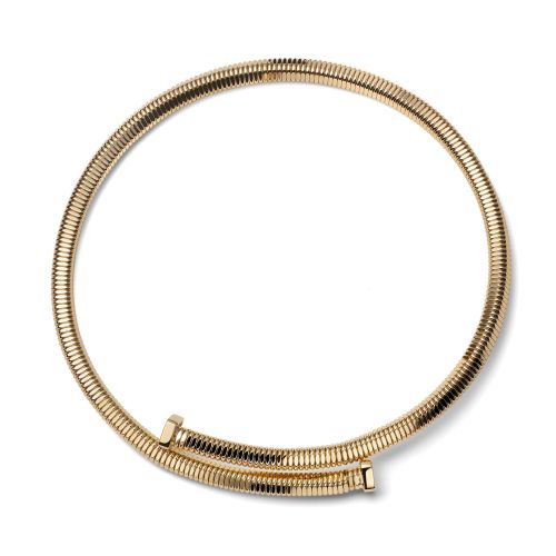 Collana contrarié Tubogas dorata