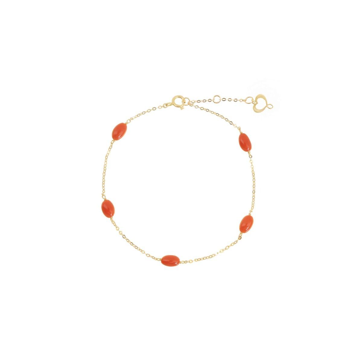 BRACCIALE 18KT CORALLO