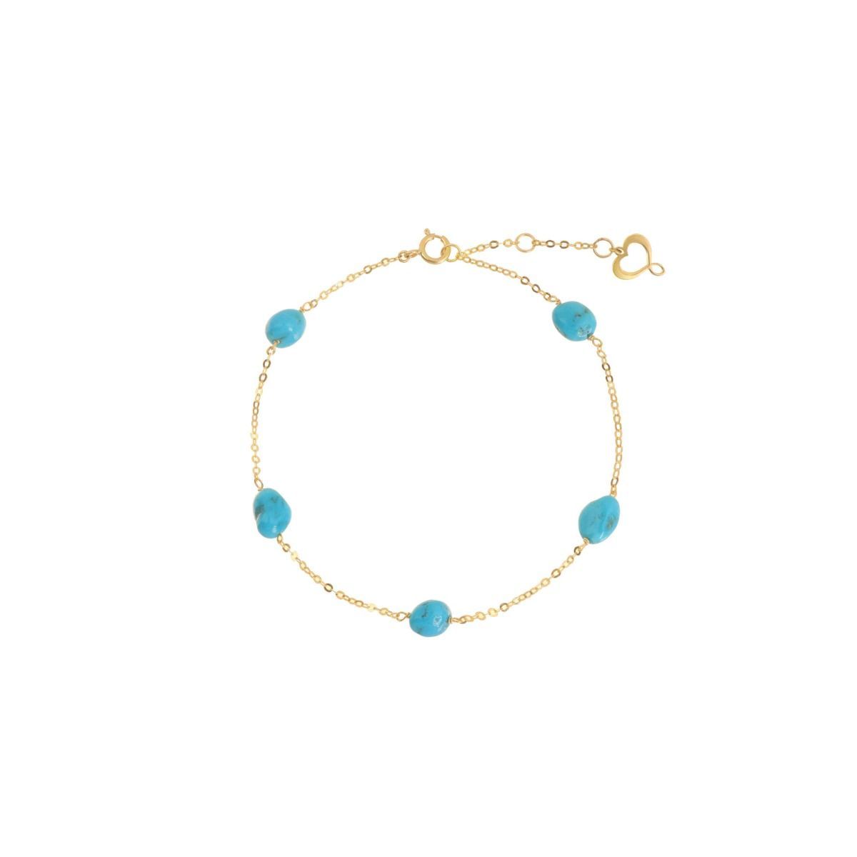 BRACCIALE 18KT TURCHESE