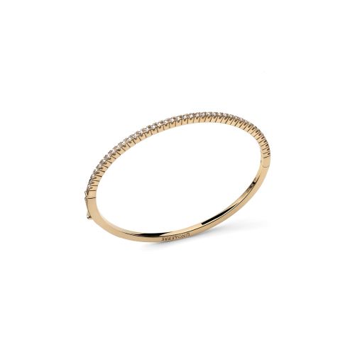 Bracciale tennis rigido dorato