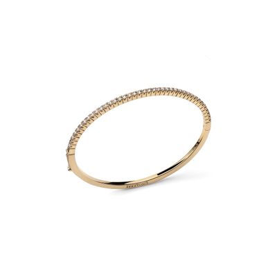 Bracciale tennis rigido dorato