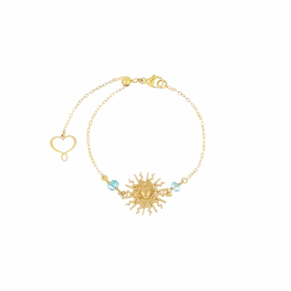 BRACCIALE SOLE E APATITE BRACCIALE SOLE E APATITE